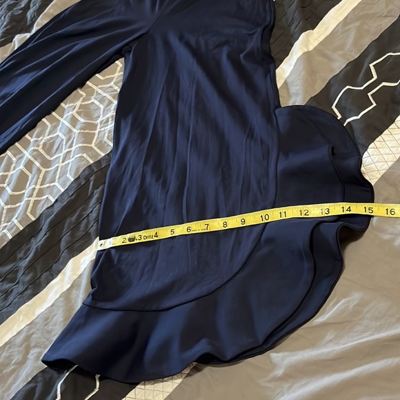 ✨Susana Monaco✨ NEW Navy Flare Leg Stretch Pants Size Small/4 Sample Piece Vacay - Picture 16 of 16